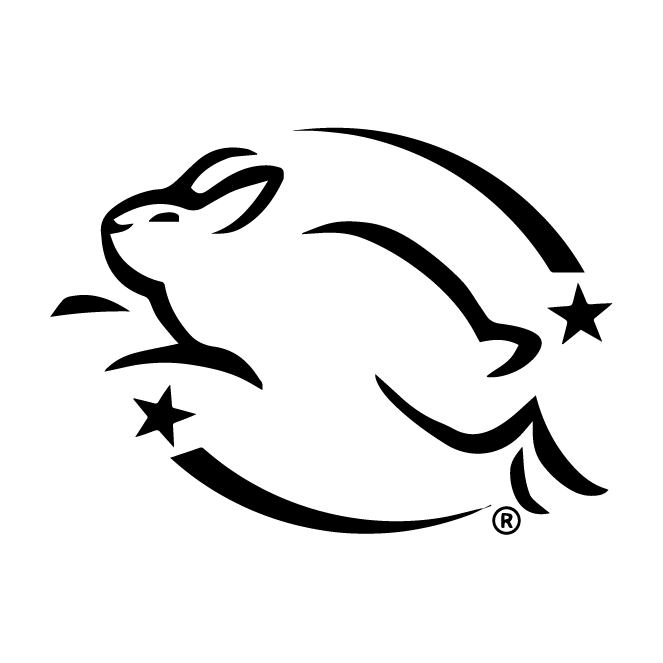 Leaping bunny icon